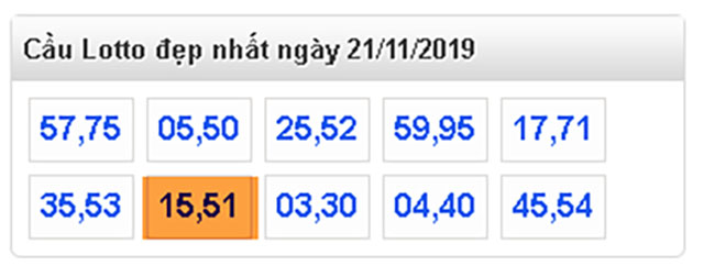 51 cap song thu lo 151